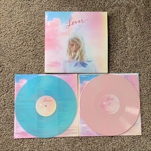 TAYLOR SWIFT LOVER 2 LP VINYL RECORD